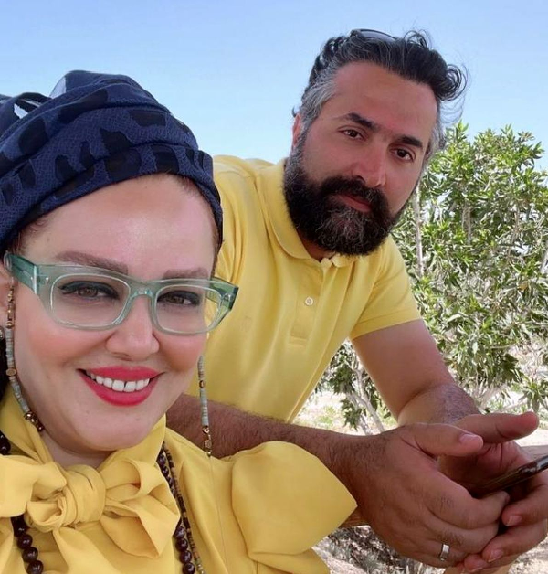 بهاره رهنما وهمسرش